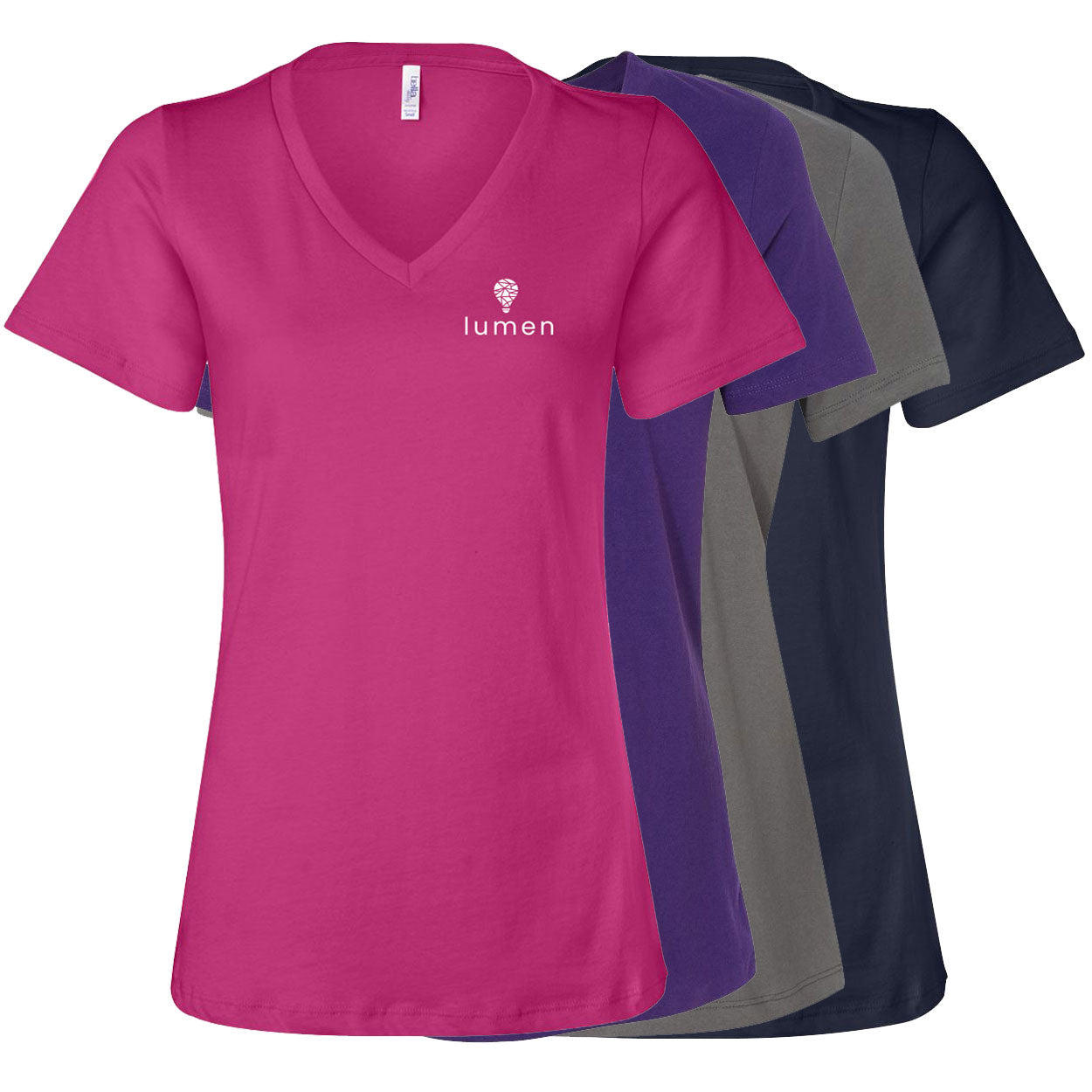 Women's Bella+Canvas Relaxed Jersey Short Sleeve V-Neck Tee