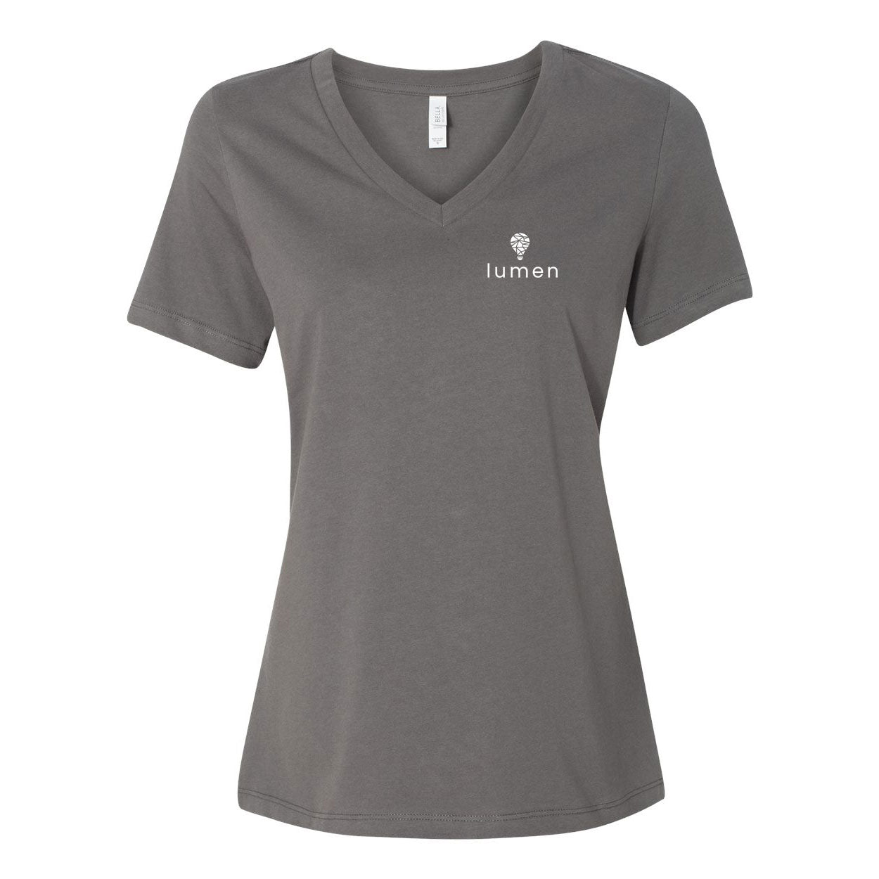Women's Bella+Canvas Relaxed Jersey Short Sleeve V-Neck Tee