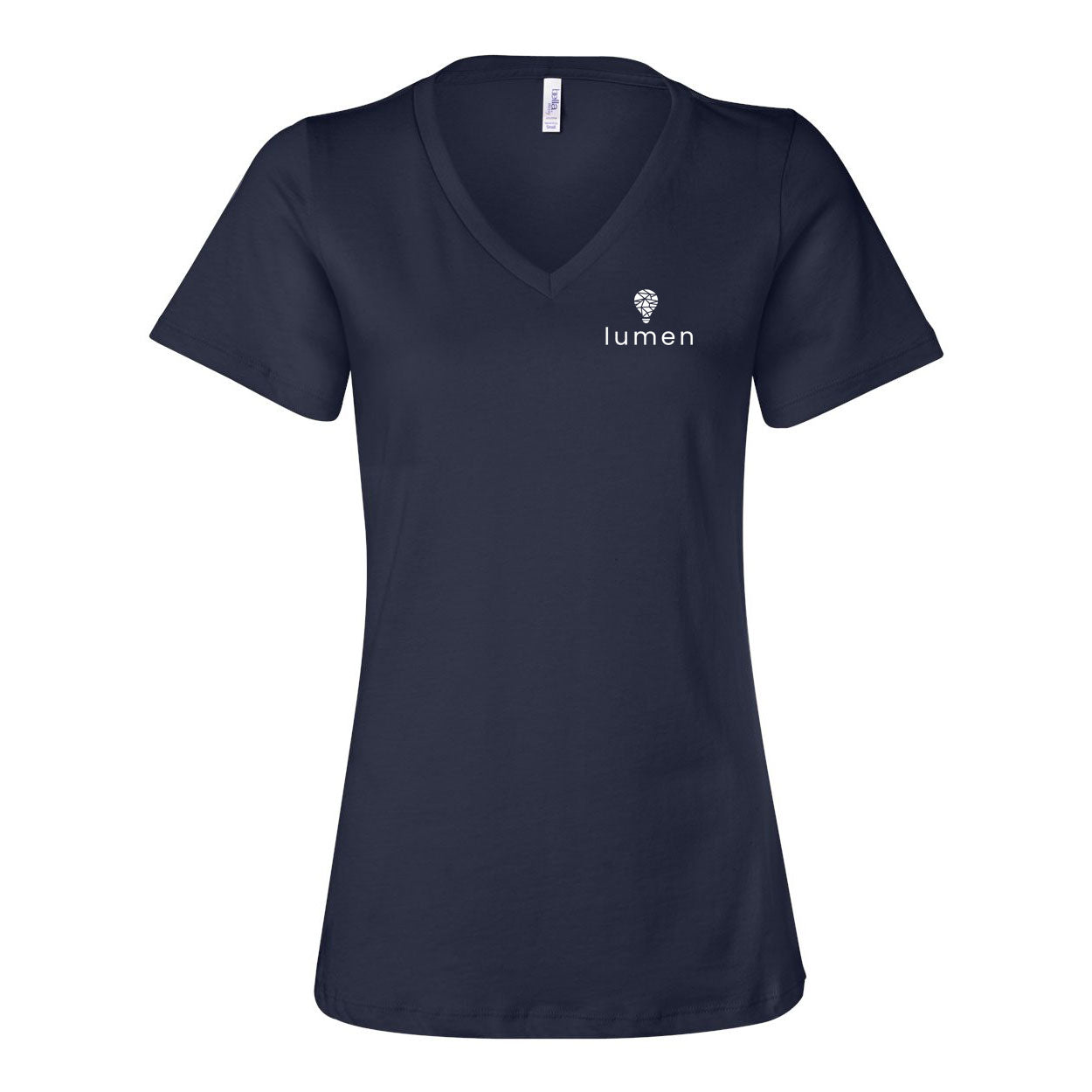 Women's Bella+Canvas Relaxed Jersey Short Sleeve V-Neck Tee