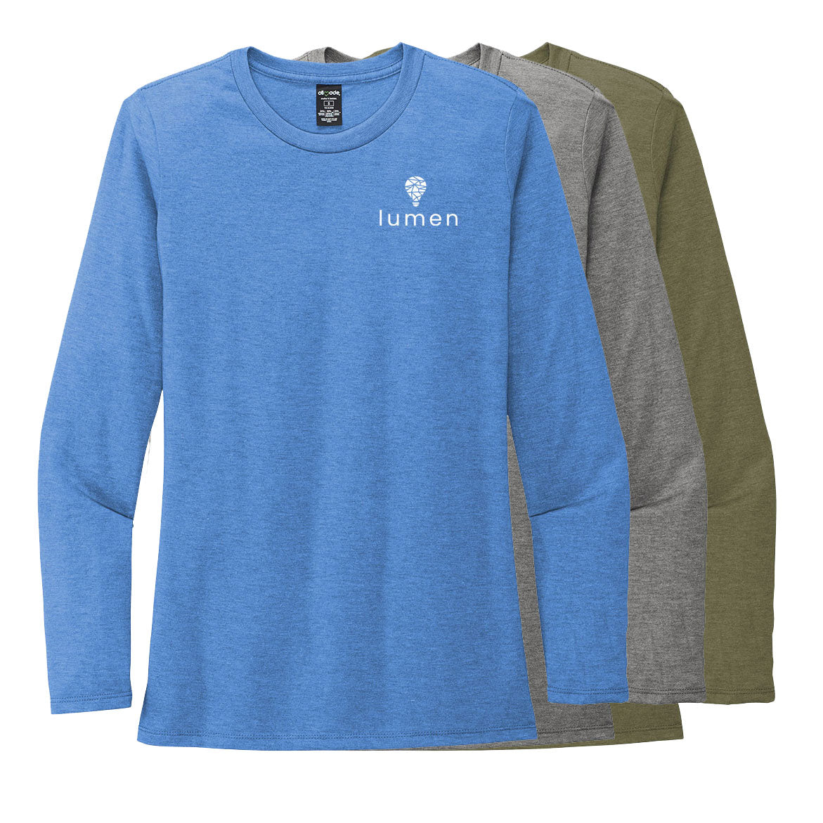 Women's Allmade Tri-Blend Long Sleeve Tee Shirt