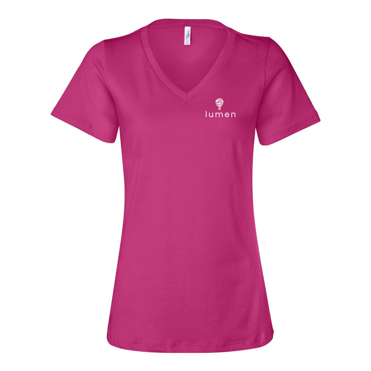 Women's Bella+Canvas Relaxed Jersey Short Sleeve V-Neck Tee