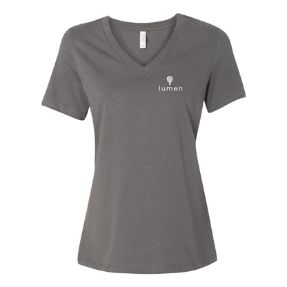 Women's Bella+Canvas Relaxed Jersey Short Sleeve V-Neck Tee