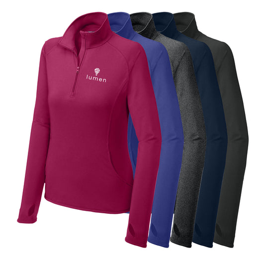 Women's Sport-Tek Stretch ¼ zip