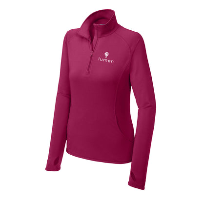 Women's Sport-Tek Stretch ¼ zip